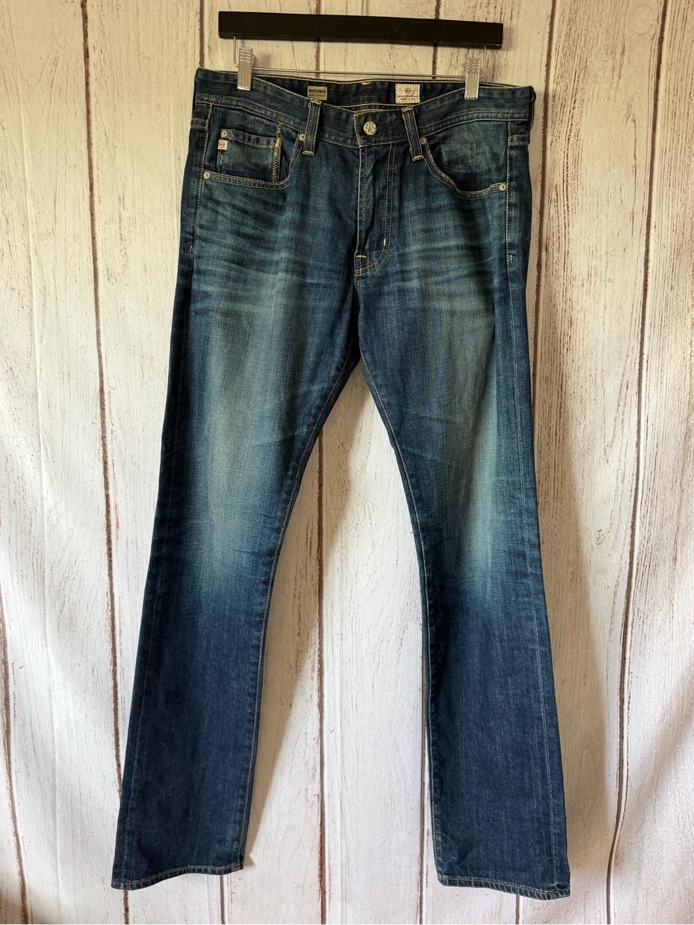 AG Adriano Goldschmied Matchbox Slim Straight Jeans Size 32